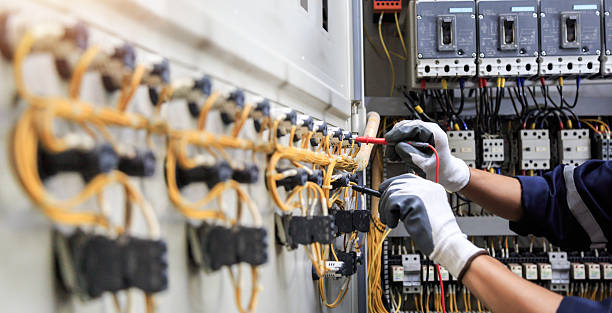 Professional Electrician technician working in Milton, GA